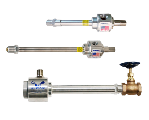 Tubo de vórtice Vortec para ar frio e ar quente em processos industriais