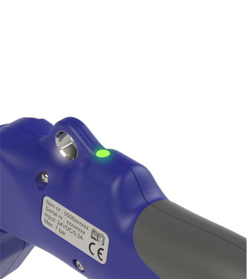 Entradas de ligação da Pistola de ionização Cleanflex Easy